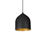 Kuzco Lighting Helena 8" Wide LED Mini Pendant Black / Gold
