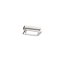 Kuzco Lighting Mondrian 12" Wide LED Semi-flush Ceiling Fixture Brushed Nickel