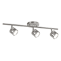 Kuzco Lighting Lyra 3 Light 5" Wide LED Fixed Rail Ceiling Fixture Brushed Nickel