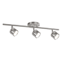 Kuzco Lighting Lyra 3 Light 5" Wide LED Fixed Rail Ceiling Fixture Brushed Nickel