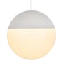 Kuzco Lighting Monae 4000K LED Mini Pendant with Frosted Acrylic Shade White