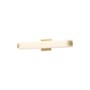Kuzco Lighting Latitude 25" Wide LED Bath Bar Brushed Gold