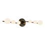 Kuzco Lighting Cypress 6 Light 29" Wide Vanity Light Black / Opal Glass