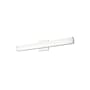 Kuzco Lighting Longitude 24" Wide LED Bath Bar Chrome