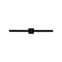 Kuzco Lighting Galleria 23" Tall LED Wall Sconce Black