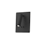 Kuzco Lighting Dorchester 8" Tall LED Wall Sconce Black