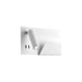 Kuzco Lighting Dorchester 7" Tall LED Wall Sconce - Left Side Shade White