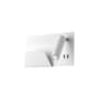 Kuzco Lighting Dorchester 7" Tall LED Wall Sconce - Right Side Shade White