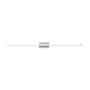 Kuzco Lighting Vega Minor 48" Tall 3000K LED Wall Sconce Brushed Nickel