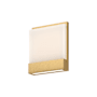 Kuzco Lighting Guide 7" Tall LED Wall Sconce Brushed Gold