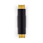 Kuzco Lighting Dela 16" Tall LED Wall Sconce Black / Gold Leaf