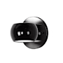 Kuzco Lighting Flux 2" Tall LED Wall Sconce Black