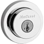 Kwikset Milan Single Cylinder Keyed Entry Deadbolt from the Signature Series Collection Polished Chrome
