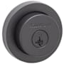 Kwikset Milan Single Cylinder Keyed Entry Deadbolt from the Signature Series Collection Matte Black