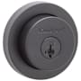 Kwikset Milan Double Cylinder Keyed Entry Deadbolt with SmartKey Matte Black