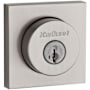 Kwikset Halifax Double Cylinder Keyed Entry Deadbolt from the Signature Series Collection Satin Nickel