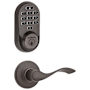 Kwikset Balboa Passage Lever and 938 Halo WiFi Enabled Deadbolt Combo Pack with SmartKey Venetian Bronze