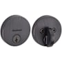 Kwikset Uptown Low Profile Single Cylinder Deadbolt with SmartKey Technology Venetian Bronze