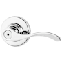 Kwikset Balboa Privacy Door Lever Set Polished Chrome