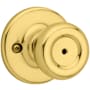 Kwikset Security Series Tylo Privacy Door Knobset Polished Brass