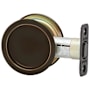 Kwikset Round Passage Hall/Closet Pocket Door Lock Venetian Bronze