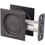 Kwikset Square Passage Hall/Closet Pocket Door Lock Venetian Bronze