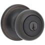 Kwikset Single Cylinder Keyed Entry Cove Knobset Venetian Bronze