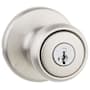 Kwikset Tylo Single Cylinder Keyed Entry Knobset with SmartKey Cylinder Satin Nickel