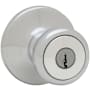 Kwikset Security Series Tylo Single Cylinder Keyed Entry Door Knobset Polished Chrome