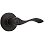 Kwikset Balboa Reversible Entrance Door Leverset from the Security Series Venetian Bronze