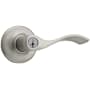 Kwikset Balboa Reversible Keyed Entry Door Leverset with SmartKey Satin Nickel