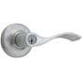 Kwikset Balboa Reversible Keyed Entry Door Leverset with SmartKey Satin Chrome