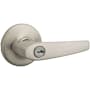 Kwikset Maximum Series Delta Single Cylinder Keyed Entry Door Leverset Satin Nickel