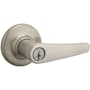 Kwikset Delta Keyed Entry Door Leverset with SmartKey Satin Nickel