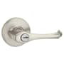 Kwikset Dorian Single Cylinder Keyed Entry Door Leverset Satin Nickel