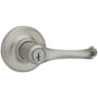 Kwikset Dorian Keyed Entry Door Leverset with SmartKey Satin Nickel