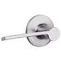 Kwikset Palmina Passage Door Lever Set Satin Chrome