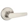 Kwikset Delta Passage Door Lever Set Satin Nickel