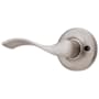 Kwikset Balboa Left Handed Non-Turning One-Sided Dummy Door Lever Satin Nickel