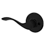 Kwikset Balboa Left Handed Non-Turning One-Sided Dummy Door Lever Matte Black