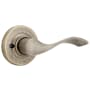 Kwikset Balboa Right Handed Non-Turning One-Sided Dummy Door Lever Antique Brass