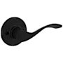 Kwikset Balboa Right Handed Non-Turning One-Sided Dummy Door Lever Matte Black