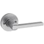 Kwikset Casey Non-Turning One-Sided Dummy Door Lever with Round Rose Satin Chrome