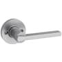 Kwikset Casey Non-Turning One-Sided Dummy Door Lever with Round Rose Satin Chrome