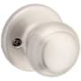 Kwikset Cove Single Dummy Door Knob Satin Nickel