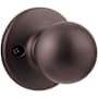 Kwikset Polo Non-Turning One-Sided Dummy Door Knob with Round Rose Venetian Bronze