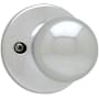 Kwikset Polo Non-Turning One-Sided Dummy Door Knob with Round Rose Polished Chrome