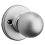 Kwikset Polo Non-Turning One-Sided Dummy Door Knob with Round Rose Satin Chrome