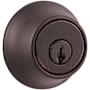 Kwikset Single Standard Cylinder Deadbolt Venetian Bronze