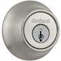 Kwikset Single Standard Cylinder Deadbolt Satin Nickel